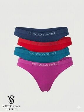 Victorias Secret Seamless Thong Underwear NWT Bundle Multi Pack Lot Women Small